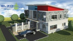 CONTEMPORARY 2 UNITS OF 4 BEDROOM SEMI-DETACHED DUPLEX #ELB1008